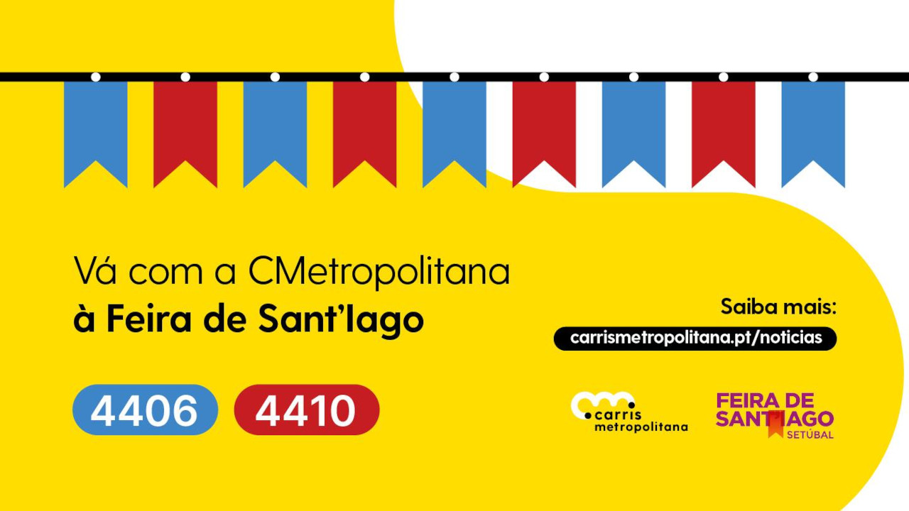 Venha à Feira com a Carris Metropolitana!